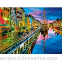 Buffalo Games Cities in Color Copenhagen 750 Piece Jigsaw Puzzle Basic Pack
